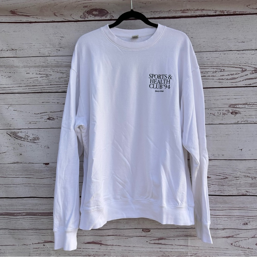 Sporty & Rich LVR Exclusive Sports & Health Club 94 Sweatshirt Large
